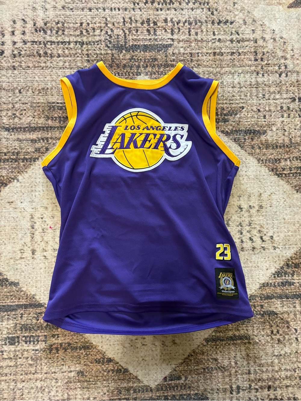 NBA Lakers LeBron James Youth 18-20 Jersey